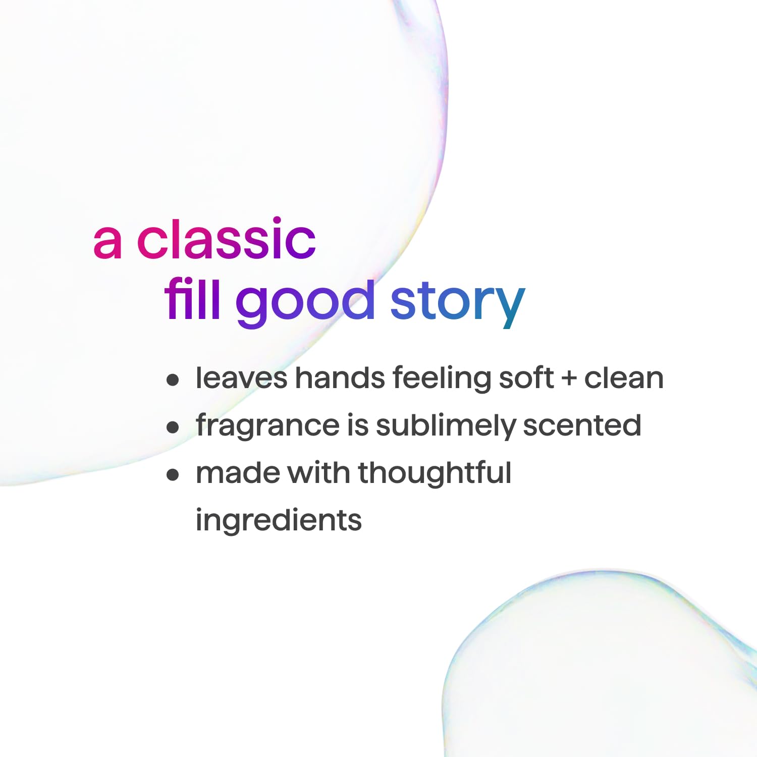 free from parabens and phthalates, enriched with vitamin e