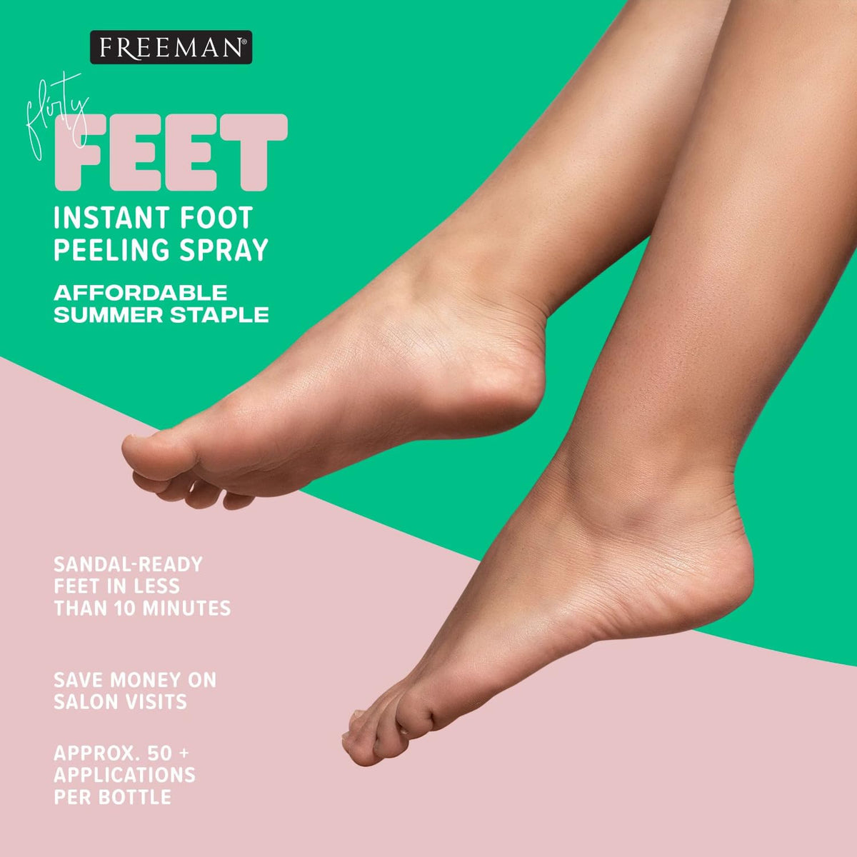 Freeman Flirty Feet Foot Mask – Thoughtful Self-Care Gift for Mom on Mother’s Day or Holidays