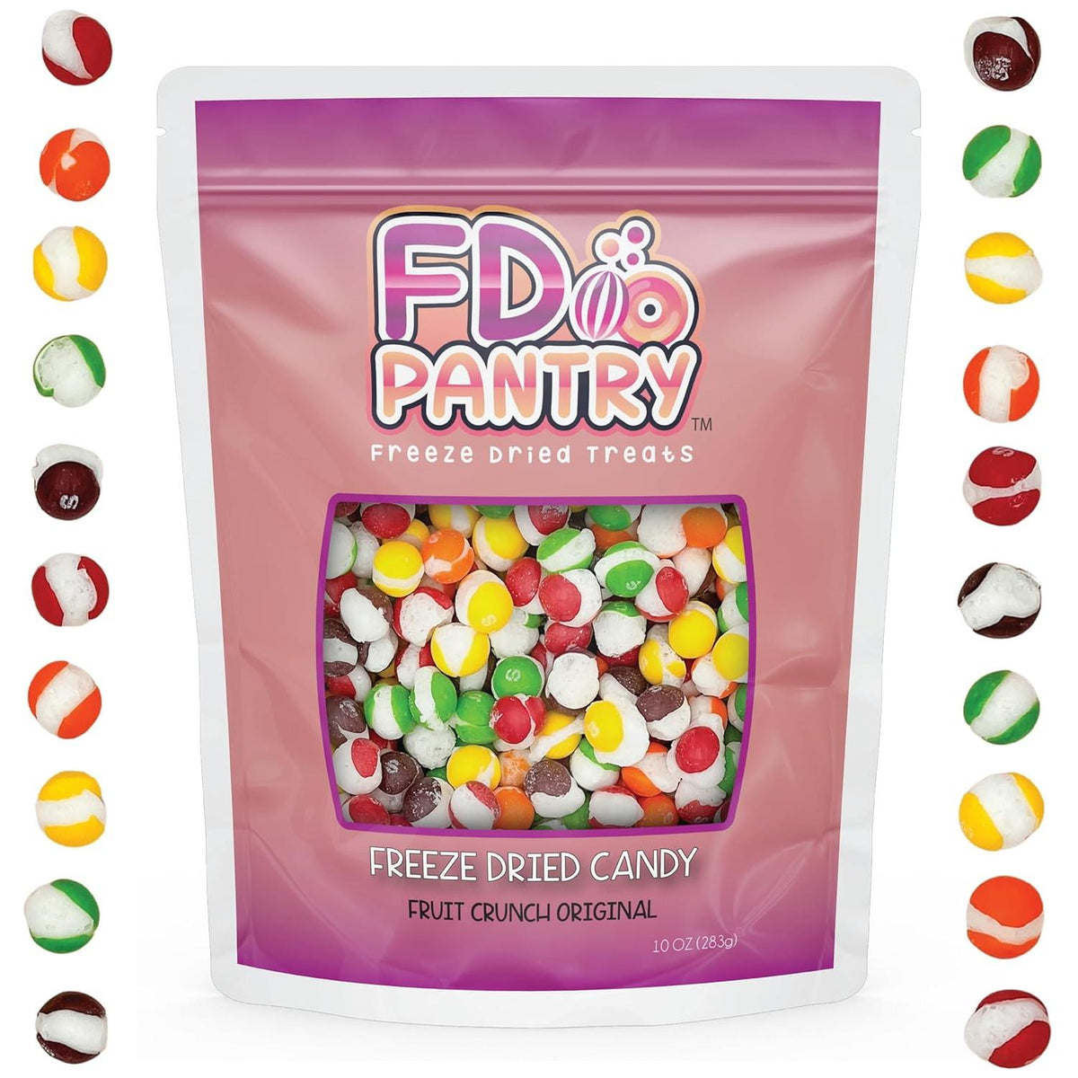Freeze Dried Crunchy Candy 1lb Stand-Up Bag – Lightweight Snack for Kayaking, Fishing, and Long Drives