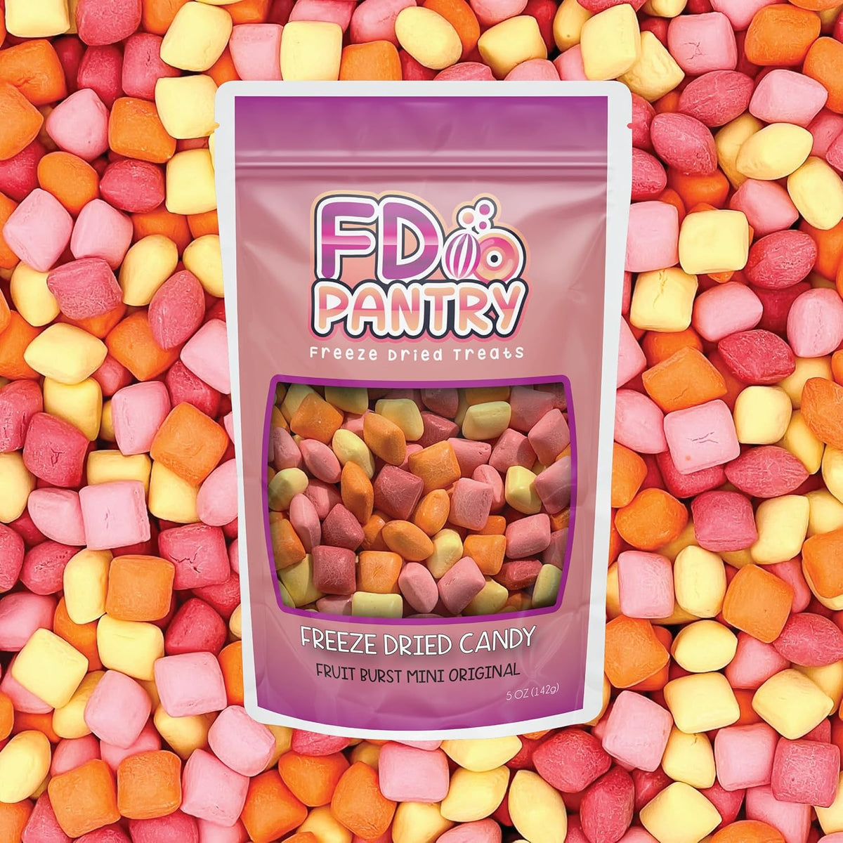 Freeze Dried Fruit Bursts Candy – Concentrated Real-Fruit Crunch for Health-Conscious Movie Nights and Game Day Bowls, 5oz Variety