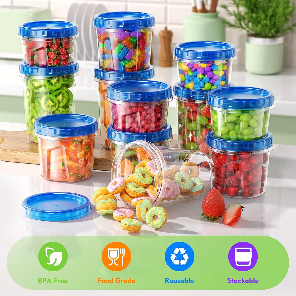 freezer, microwave, and dishwasher safe across the full temperature range