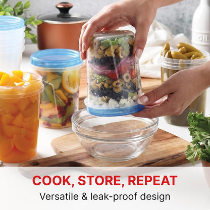 freezer, microwave, and dishwasher safe material