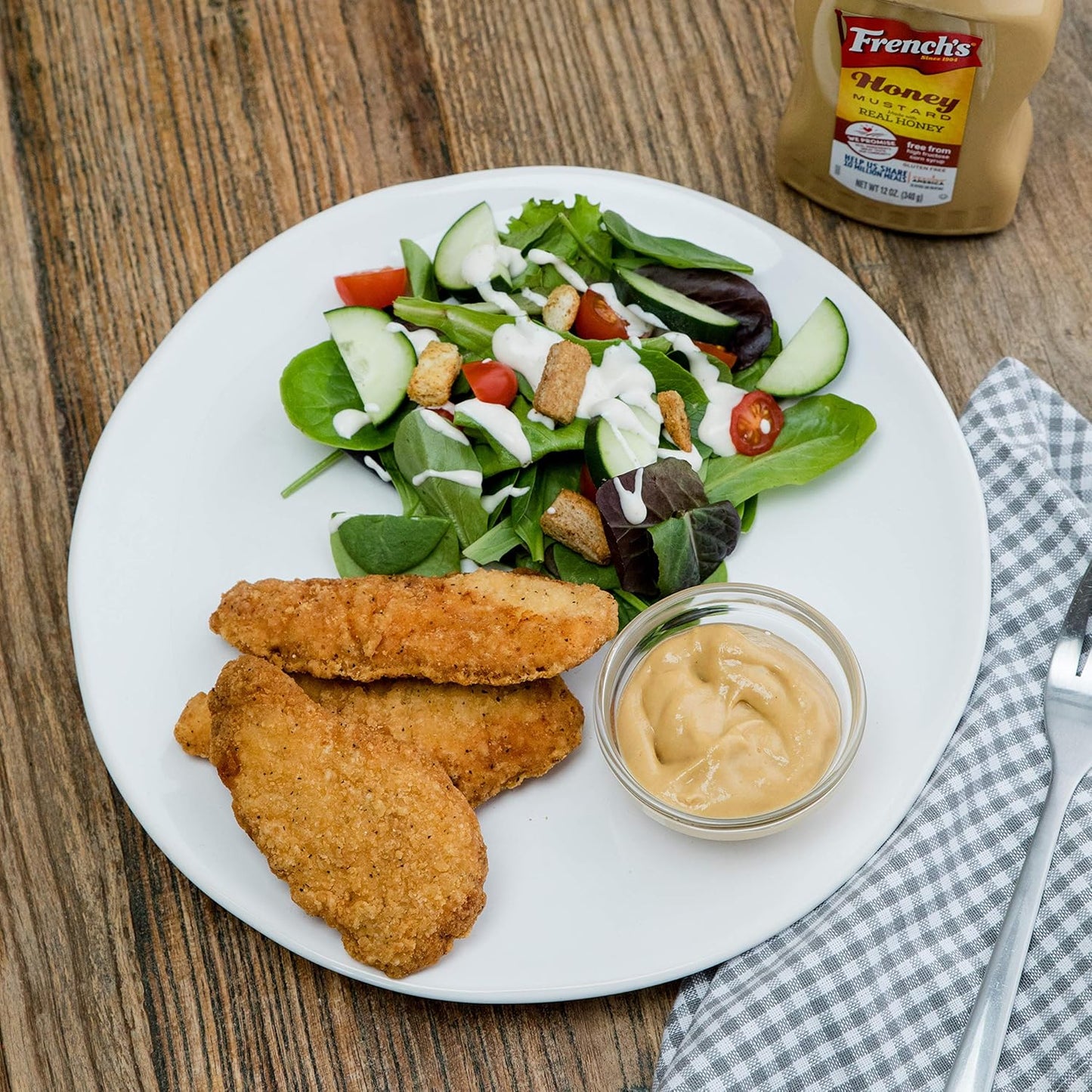 French's Honey Mustard, 12 oz – Clean-Label Condiment for Wellness-Focused Meal Prep and Grain Bowls