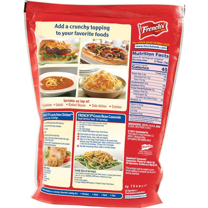 French's Original Crispy Fried Onions 24 oz – Ready-to-Use Topping to Speed Up Weeknight Casseroles