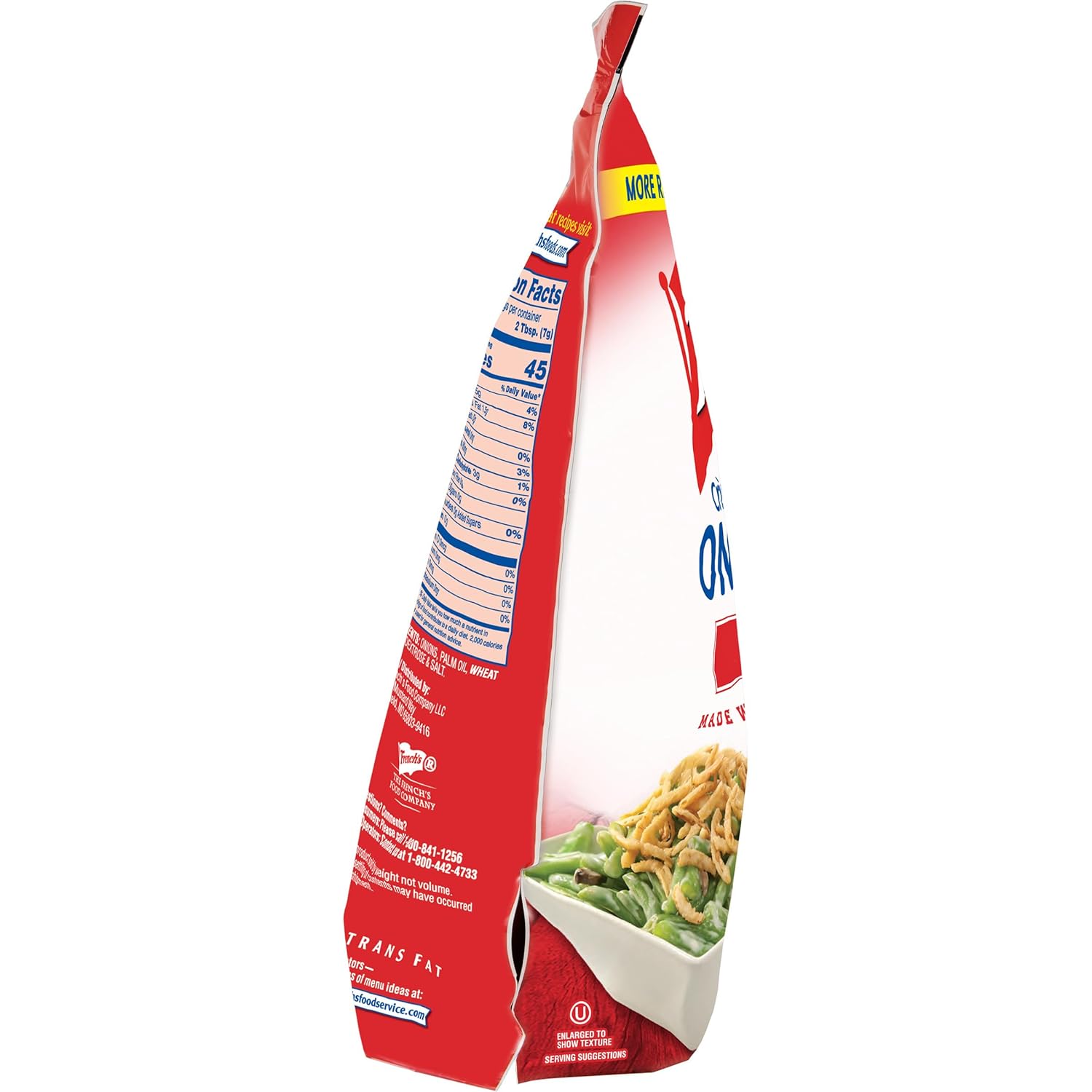French's Original Crispy Fried Onions 24 oz – Ready-to-Use Topping to Speed Up Weeknight Casseroles