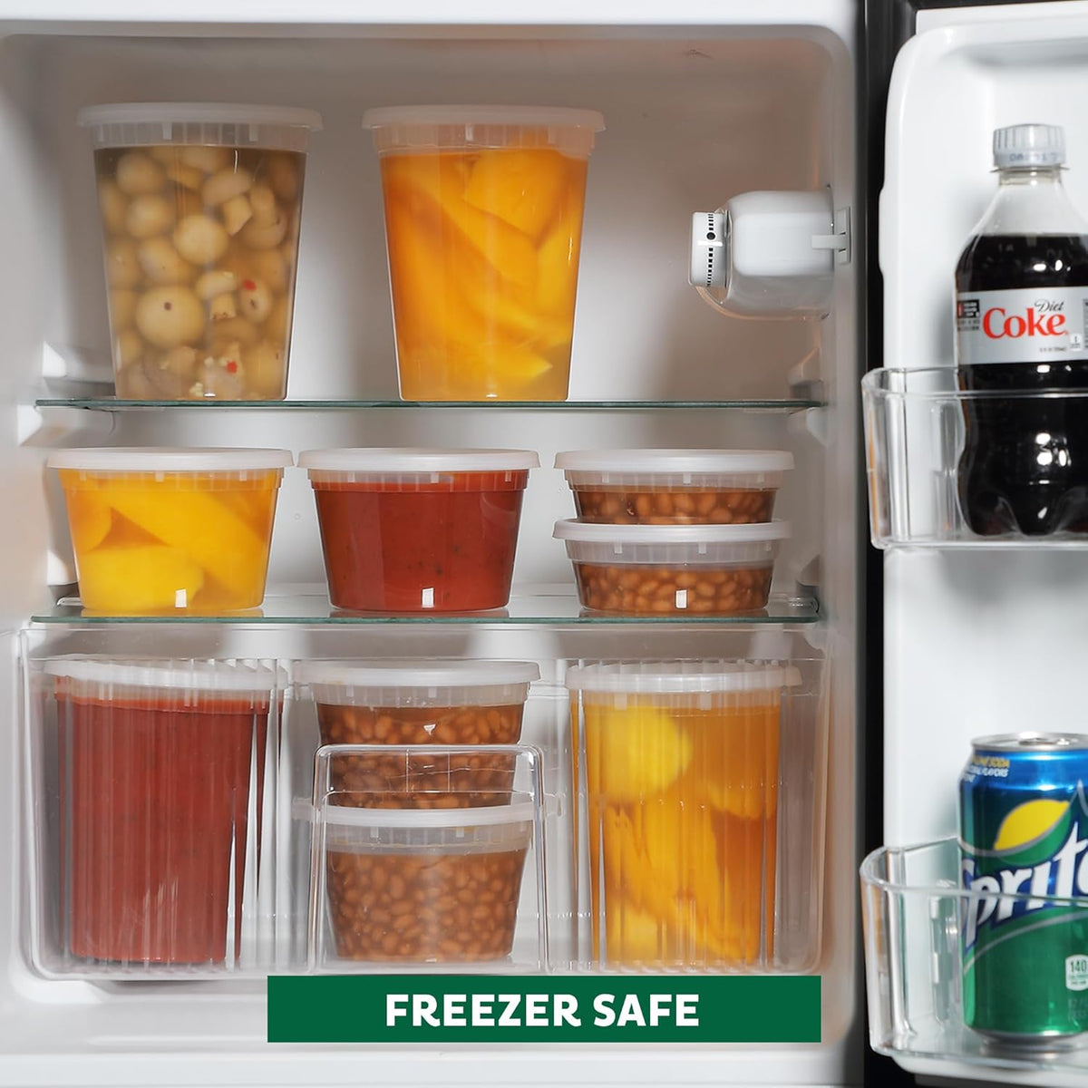 Freshware Food Storage Containers – Craft Room Bulk Set, Stackable Hobby Containers