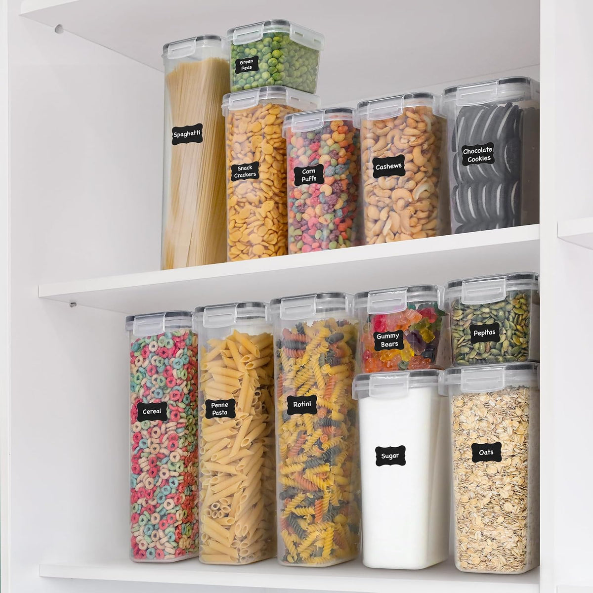 Freshware Kitchen Storage Containers – Practical Birthday Gift for Home Bakers, Airtight Storage Set