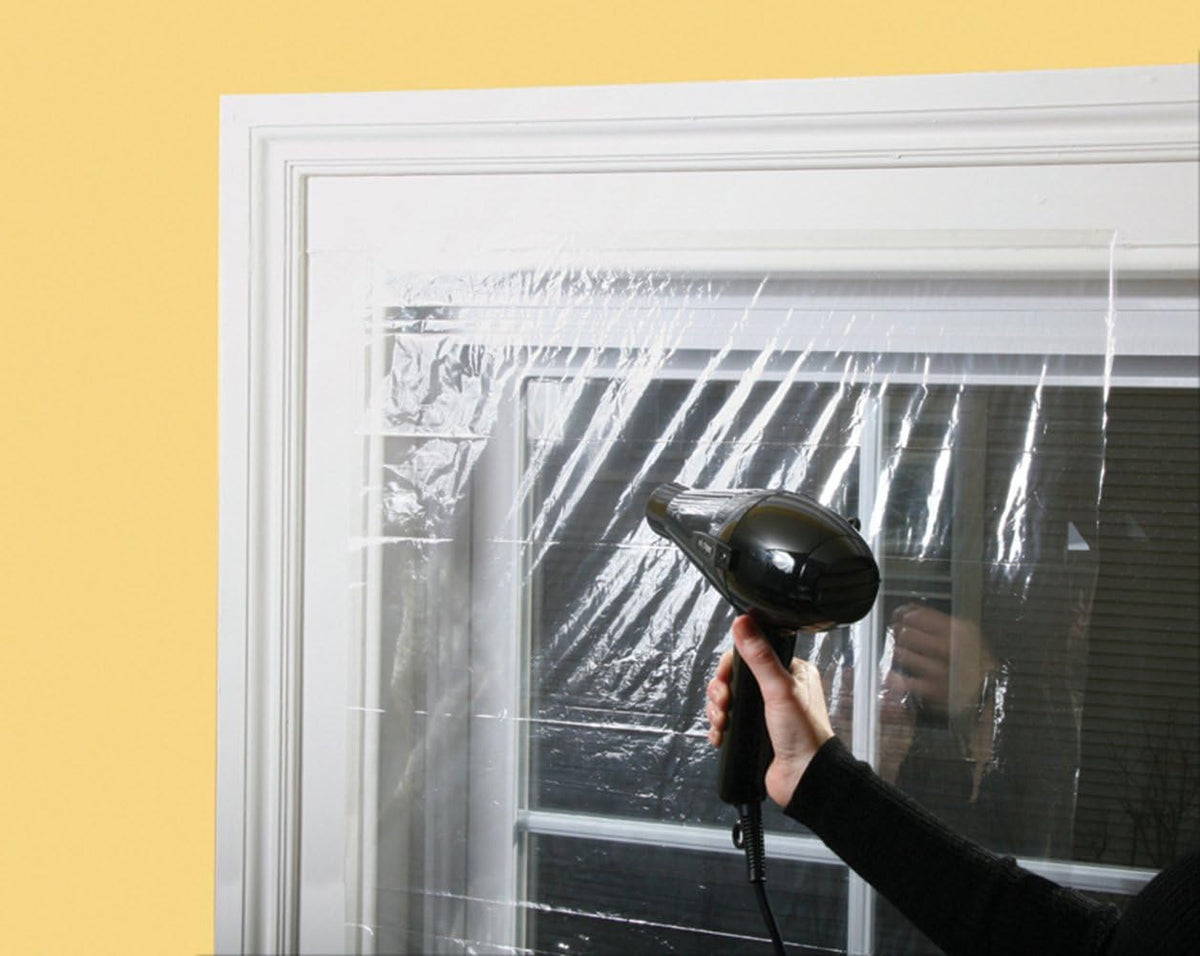 Frost King V76H Shrink Window Kit 84-Inch by 110-Inch, Clear – Kid-Friendly Winter Insulation for Chilly Bedrooms, No Tools Needed