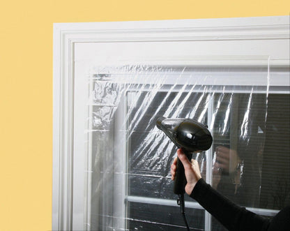 Frost King V76H Shrink Window Kit 84-Inch by 110-Inch, Clear – Kid-Friendly Winter Insulation for Chilly Bedrooms, No Tools Needed