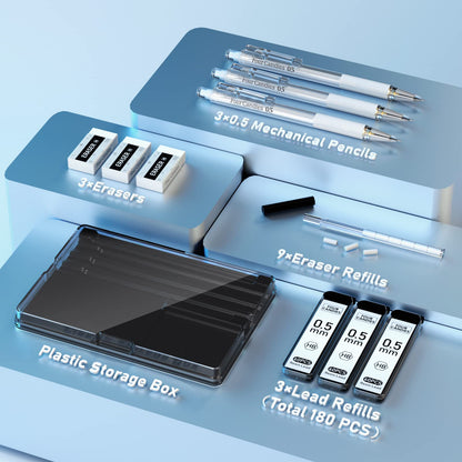 frosted transparent storage case for organized portability