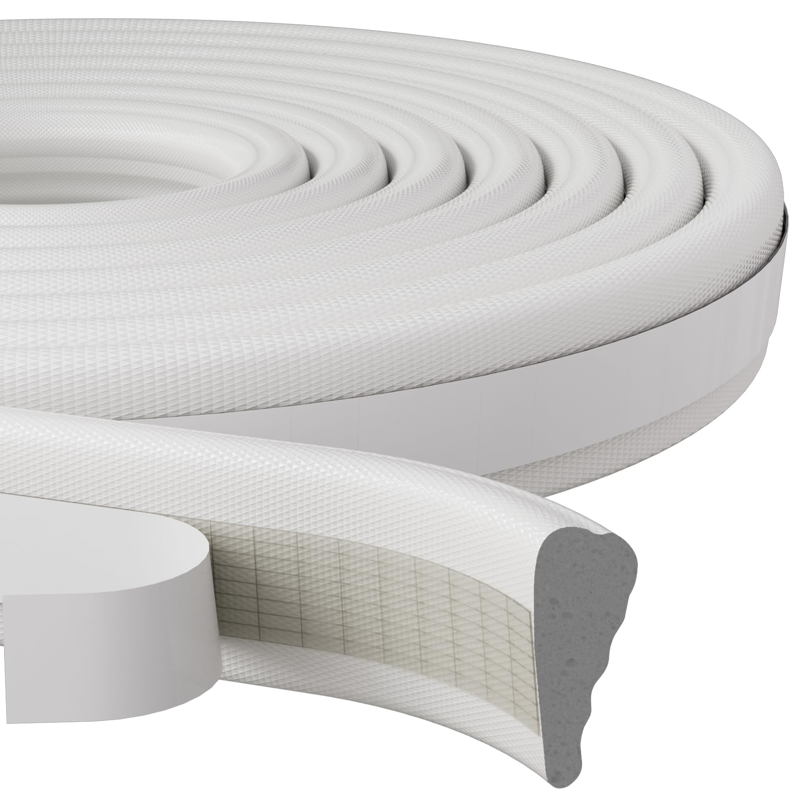 FrostGuard Wedge Foam Weather Stripping – Exterior Front Door Seal for Winter Readiness, Outdoor Entry Draft Blocker