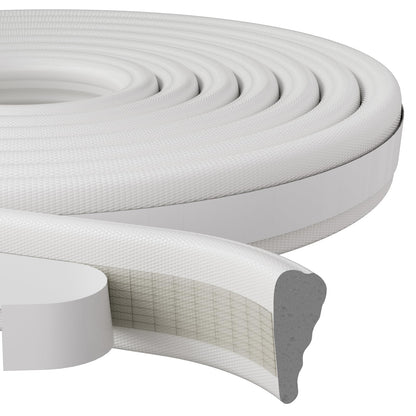 FrostGuard Wedge Foam Weather Stripping – Exterior Front Door Seal for Winter Readiness, Outdoor Entry Draft Blocker