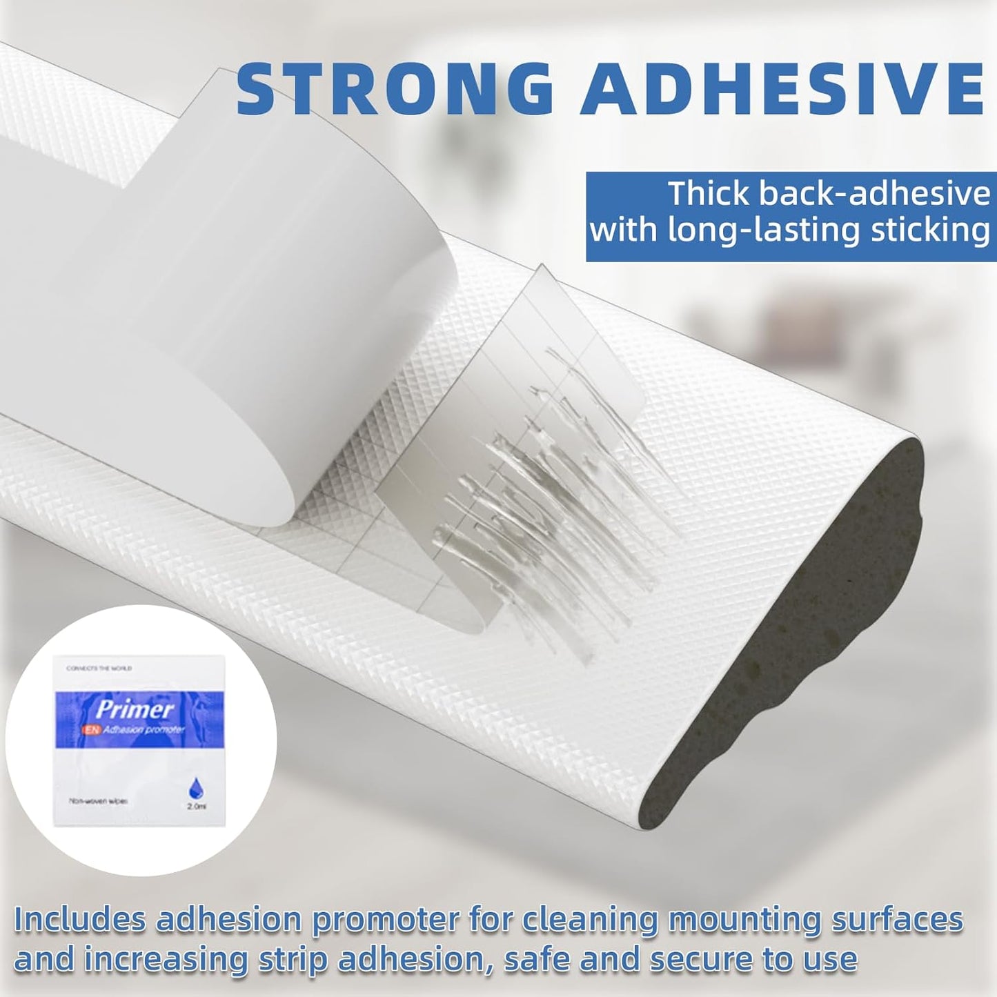FrostGuard Wedge Foam Weather Stripping – Exterior Front Door Seal for Winter Readiness, Outdoor Entry Draft Blocker