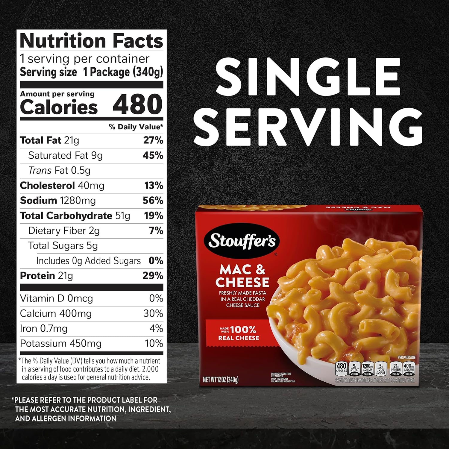 frozen format with long shelf life for freezer stockpile