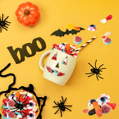 Fruidles Halloween Missing Body Parts Gummies – Quirky Holiday Gift Bag for Halloween Party Hosts and Office Secret Santa Exchanges