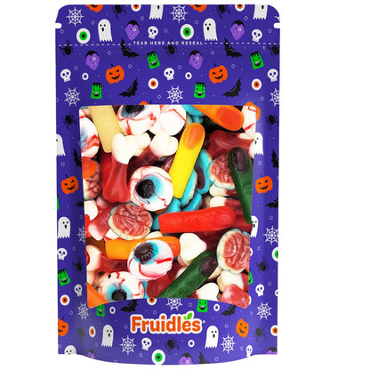 Fruidles Halloween Missing Body Parts Gummies – Quirky Holiday Gift Bag for Halloween Party Hosts and Office Secret Santa Exchanges