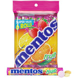 Mentos Chewy Mint Candy Roll – Outdoor Wedding and Baby Shower Party Favor, Non-Melting Fruit and Mint Bulk 12 Pack