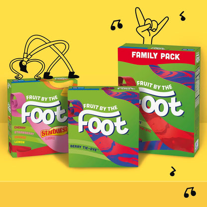 Fruit by the Foot Gluten Free Gummy Snacks – After-School Snack for Kids Ages 5-12, 6 Count Variety Box