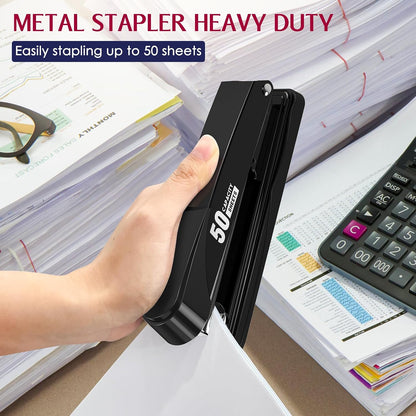 full-strip magazine holding 210 standard staples