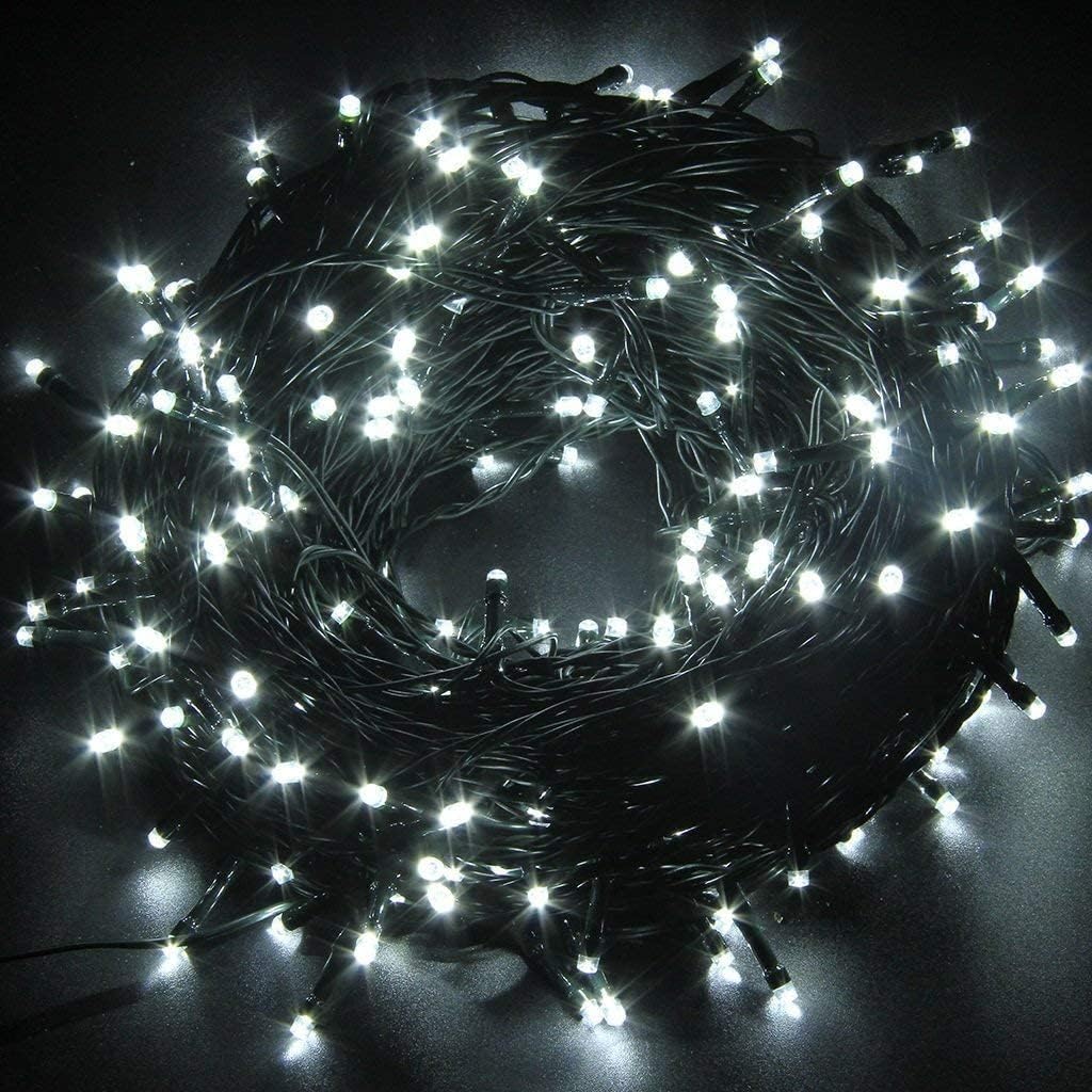 FULLBELL 33ft 100 LED Black Wire String Lights – Clean & Intentional Bedroom Accent Lighting with Memory Function & Plug-In Simplicity