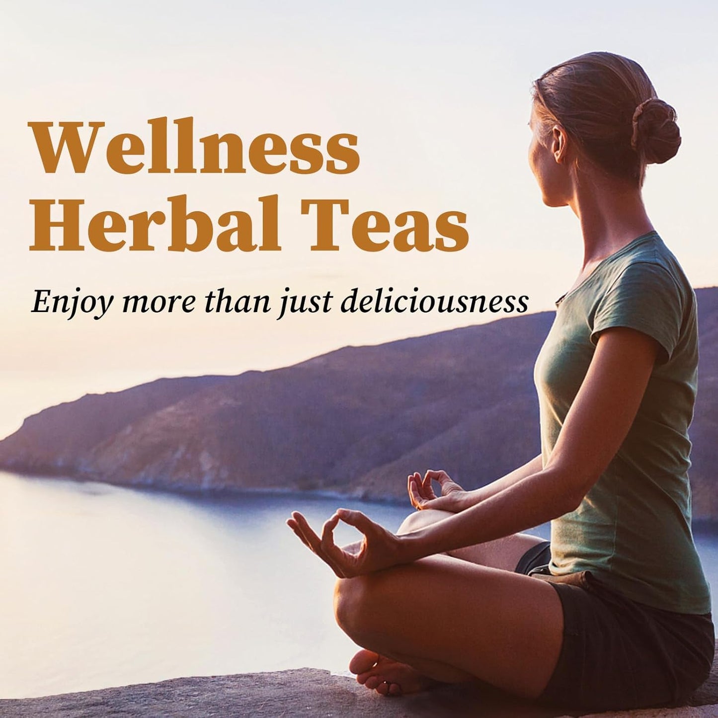 FullChea Lemon Ginger Tea Bags – Clear-Headed Morning Alternative to Coffee for Home Office Focus
