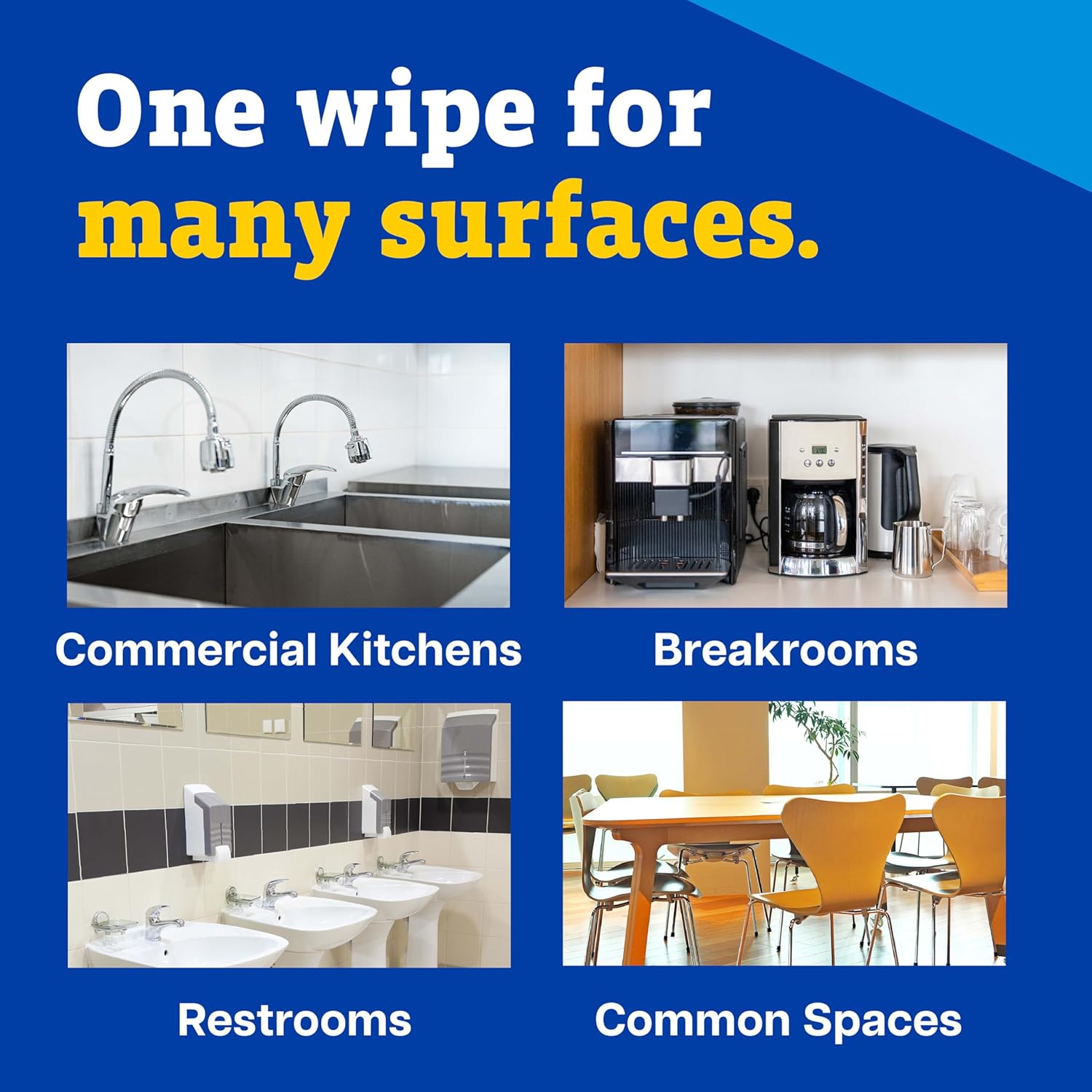 functions equally well wet or dry for multi-purpose cleaning tasks