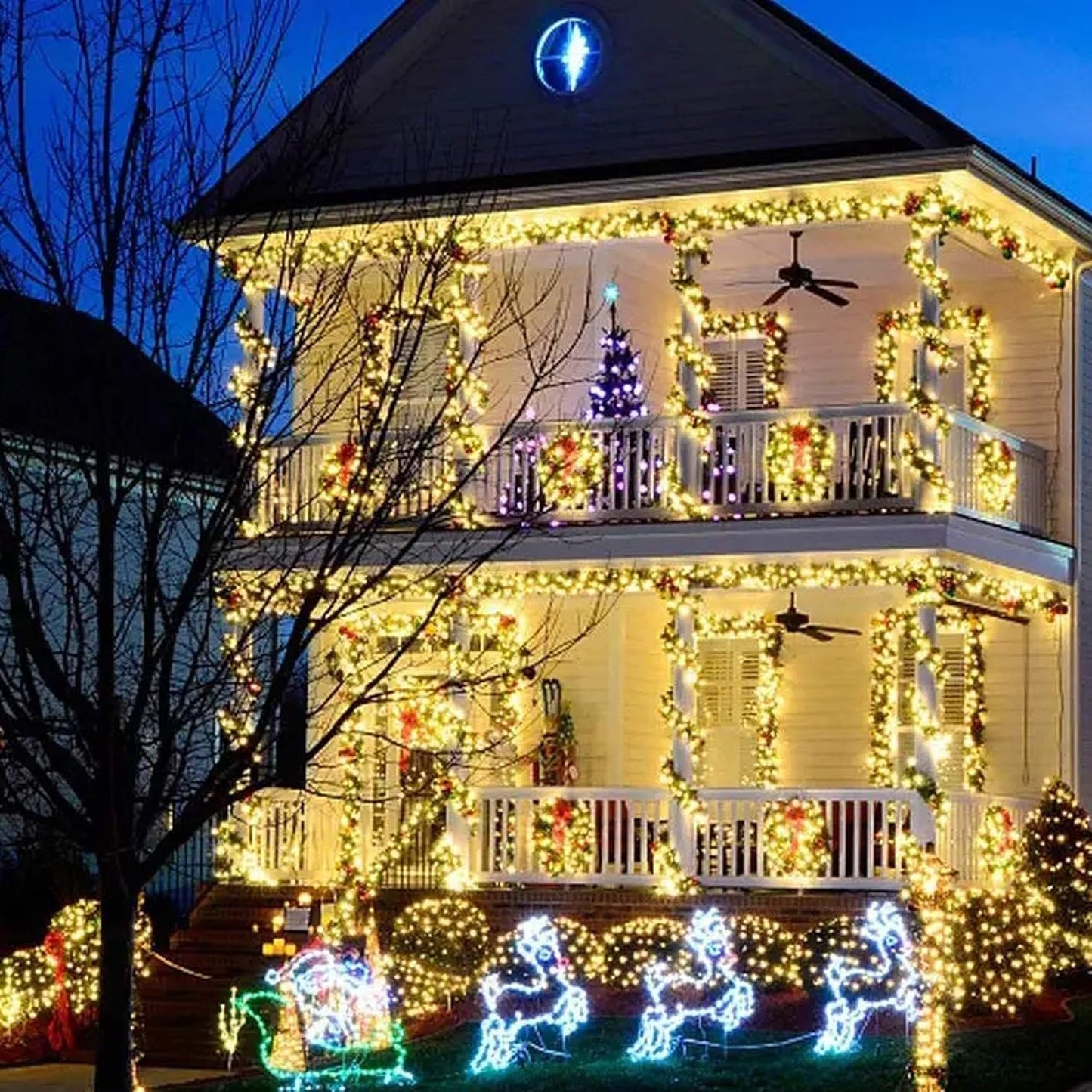 FUNPENY 164FT Fairy Lights – Thoughtful Housewarming & Birthday Gift for Her, Cozy Warm White String Lights with 8 Modes