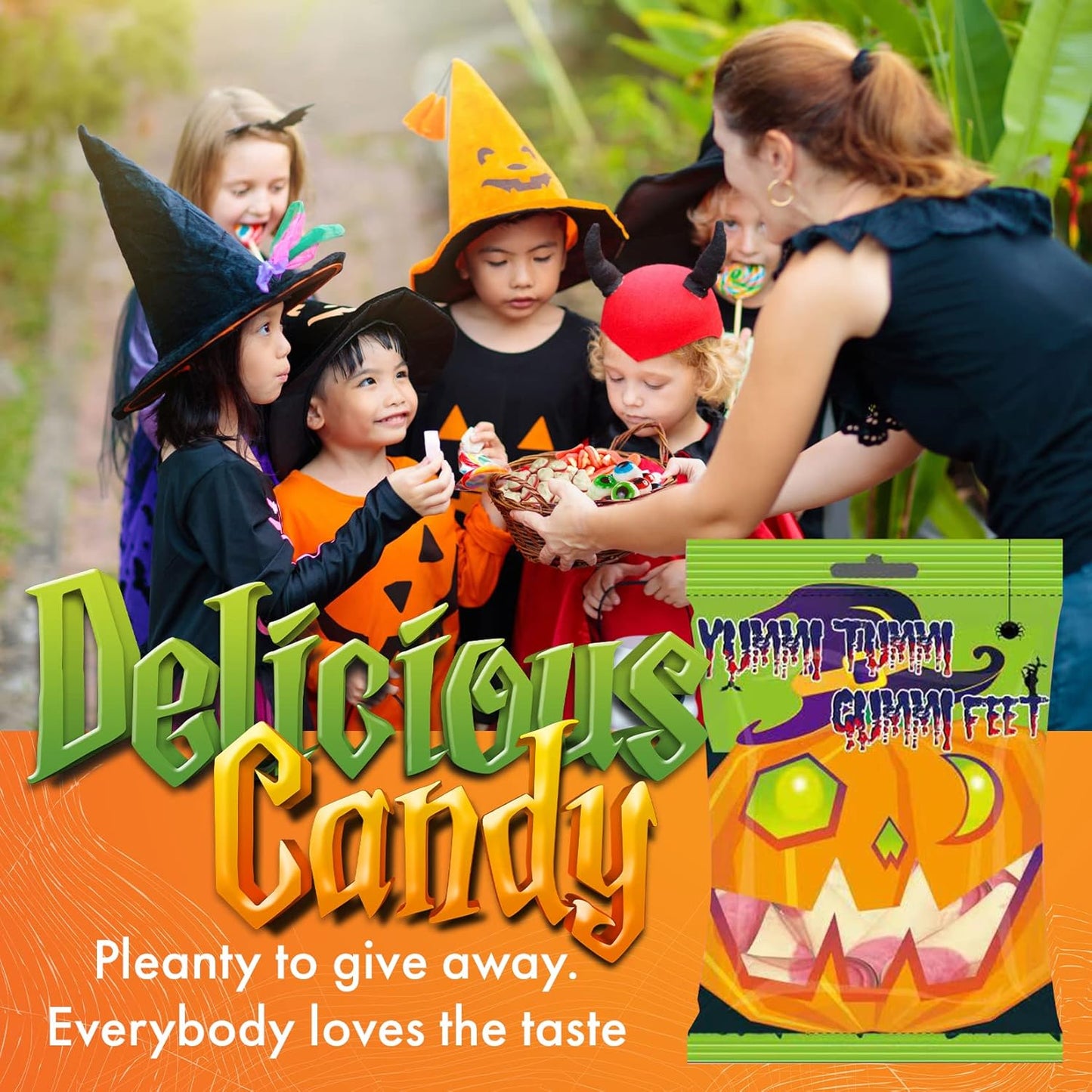 Fusion Select Halloween Eyeball Gummy Candy – Outdoor Trick or Treat Bowl Snack for Front Yard, Porch and Haunted House Walk-Throughs