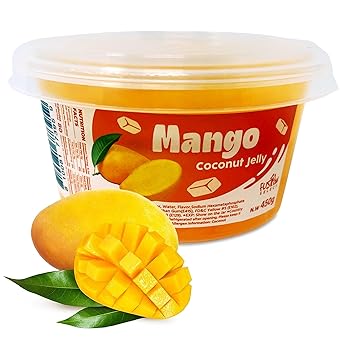 Fusion Select Lychee Coconut Jelly – Kid-Friendly Resealable Snack Jar for Lunchboxes and Pantry Treats, 14 oz