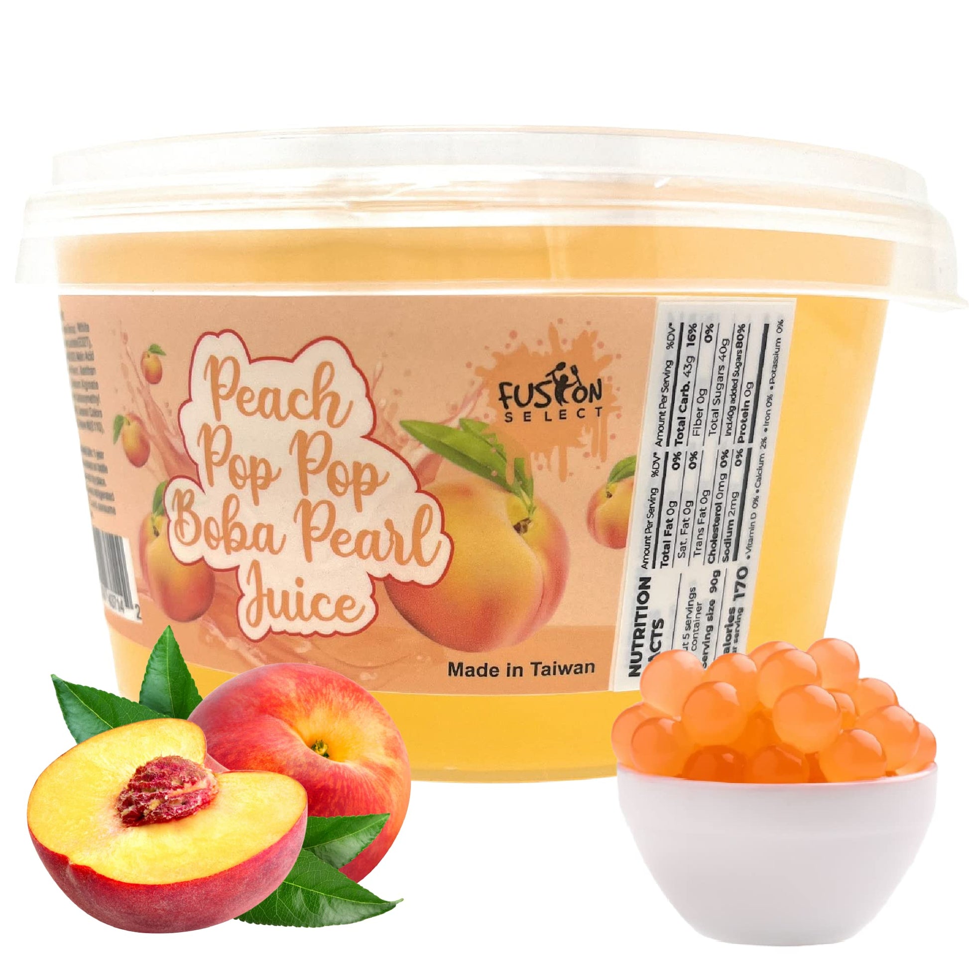Fusion Select Strawberry Popping Boba Pearls – Creative Birthday Gift for Boba Lovers and Home Drink Makers