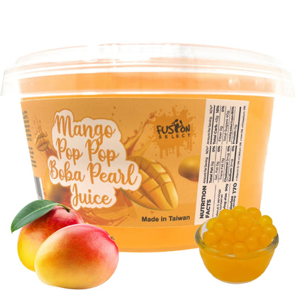 Fusion Select Strawberry Popping Boba Pearls – Creative Birthday Gift for Boba Lovers and Home Drink Makers