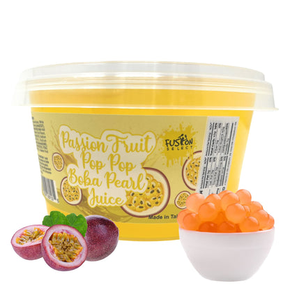 Fusion Select Strawberry Popping Boba Pearls – Creative Birthday Gift for Boba Lovers and Home Drink Makers