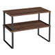 Natural Walnut + Matte Black - 15.6"w