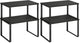 Ink Black + Charcoal Black - 11.7"w (Pack of 2)