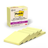 Post-it Super Sticky Notes, 3x3 Wanderlust Pastels, 5-Pack – Cute Stocking Stuffer and Teacher Appreciation Gift Set