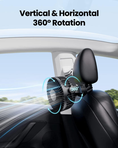 Gaiatop Mini Stroller Fan – Baby-Safe Clip-On Cooler for Nursery, Crib and Playroom Airflow