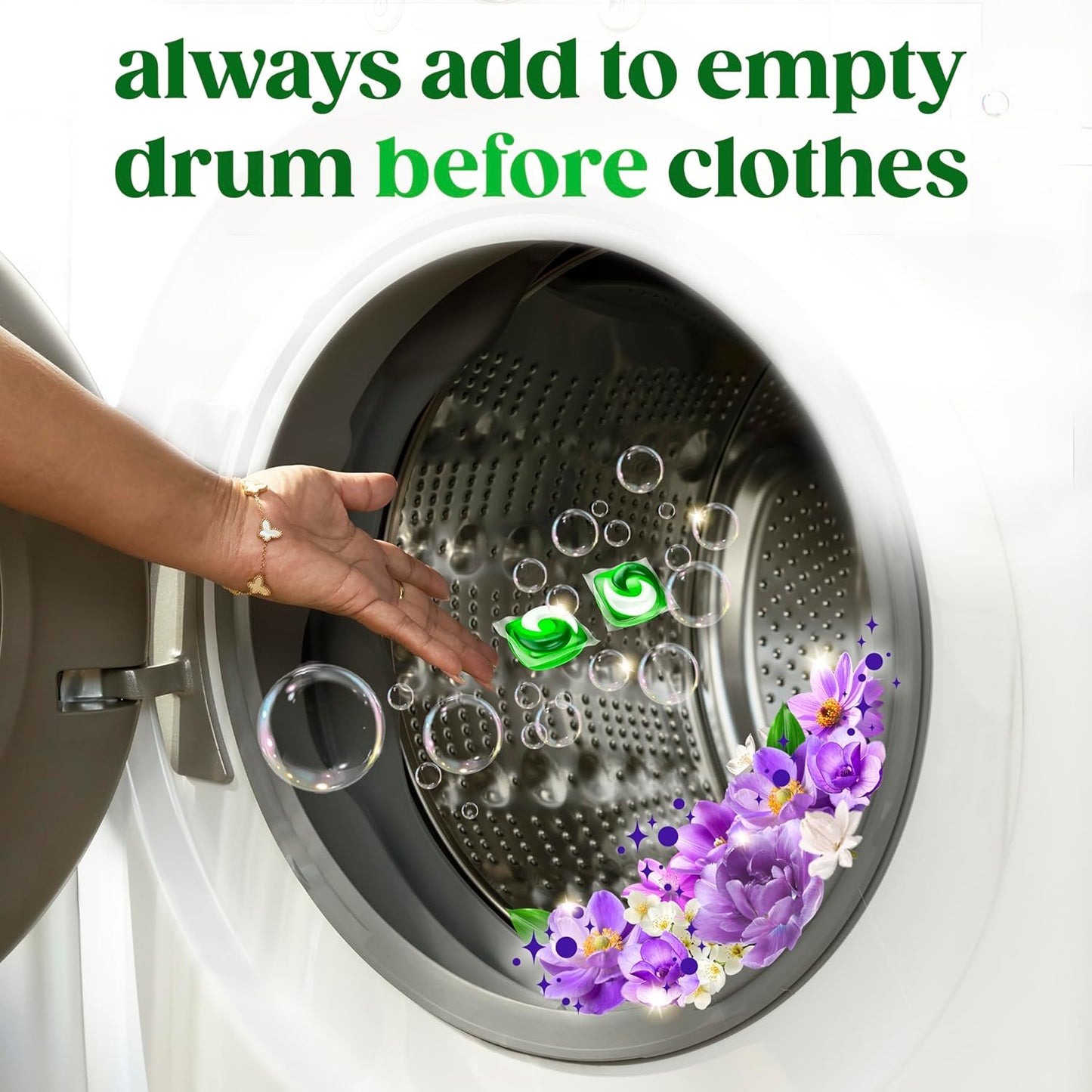 Gain Flings Odor Defense Laundry Detergent Pacs – Mindful Wash Day Pods for Closet & Dresser, Moonlight Breeze Scent