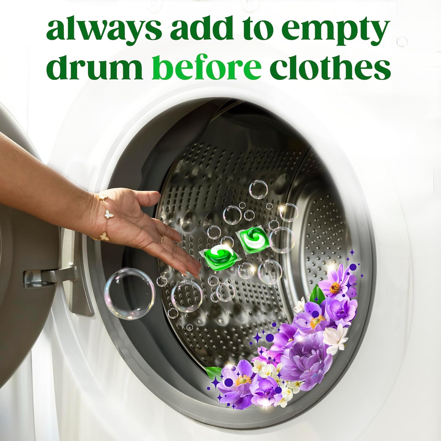 Gain Flings Odor Defense Laundry Detergent Pacs – Mindful Wash Day Pods for Closet & Dresser, Moonlight Breeze Scent