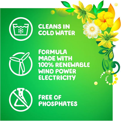 Gain Laundry Soap with Odor Defense for Open-Air Dining and Backyard Hosting, Long-Lasting Fresh Scent on Aprons and Linens
