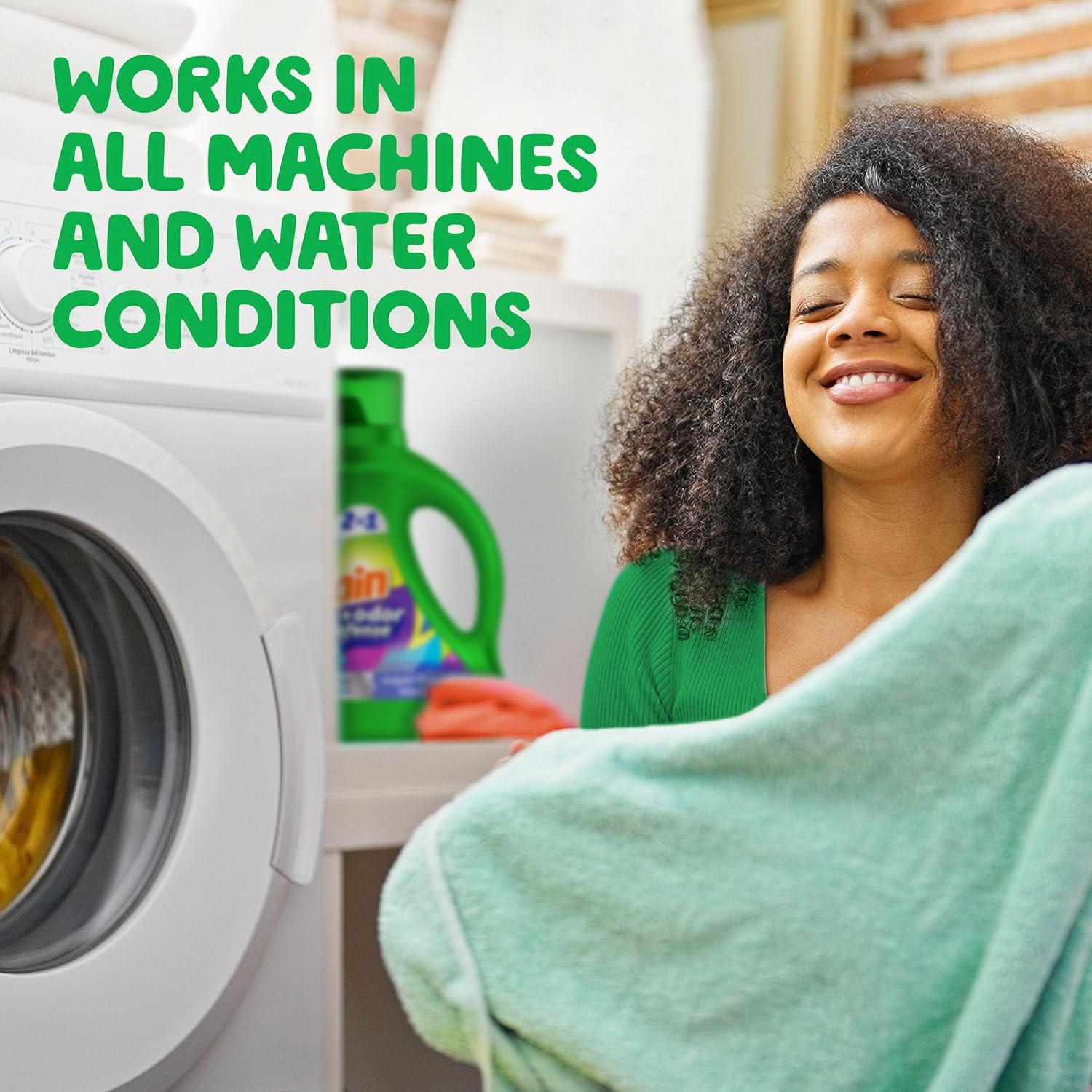 Gain Odor Defense Super Fresh Blast 2 in 1 Laundry Detergent 194 fl oz 134 Loads, Scent Therapy Laundry Soap for Meditation Spaces and Yoga Rooms