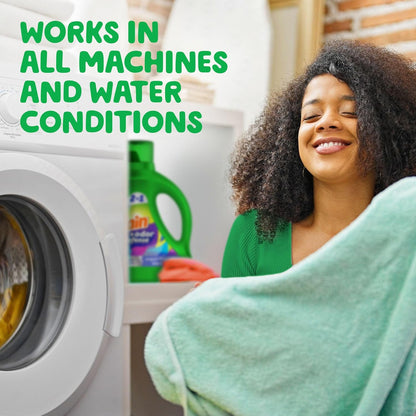 Gain Odor Defense Super Fresh Blast 2 in 1 Laundry Detergent 194 fl oz 134 Loads, Scent Therapy Laundry Soap for Meditation Spaces and Yoga Rooms