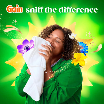 Gain Plus Flings Laundry Pods – Calming Moonlight Breeze for Wind Down Routine Bedding and Bath Towels
