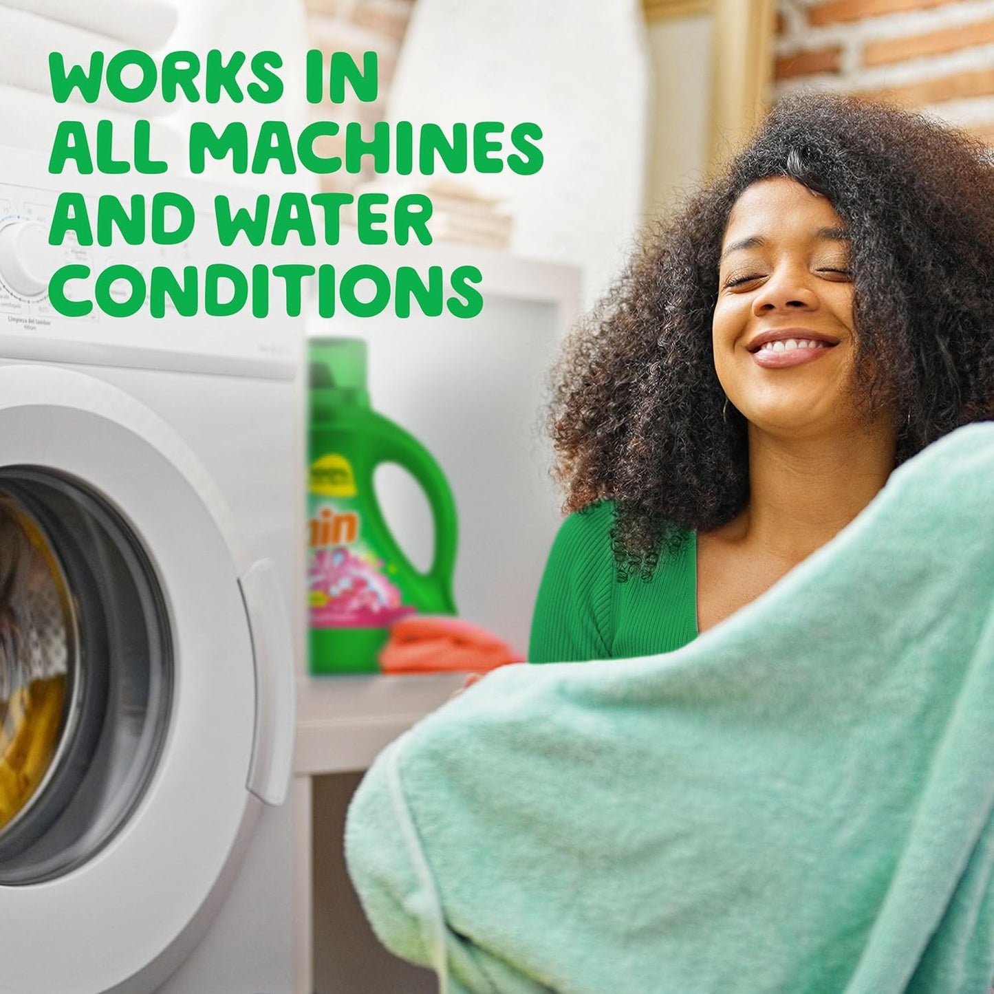 Gain Spring Daydream Laundry Soap, 88 fl oz, Dewy Floral and Apple Tree Fragrance, Mood-Boosting Wash for Meditation Space