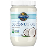 Garden of Life Organic Coconut Oil – Neutral-Toned Multiuse Jar for the Uncluttered Home