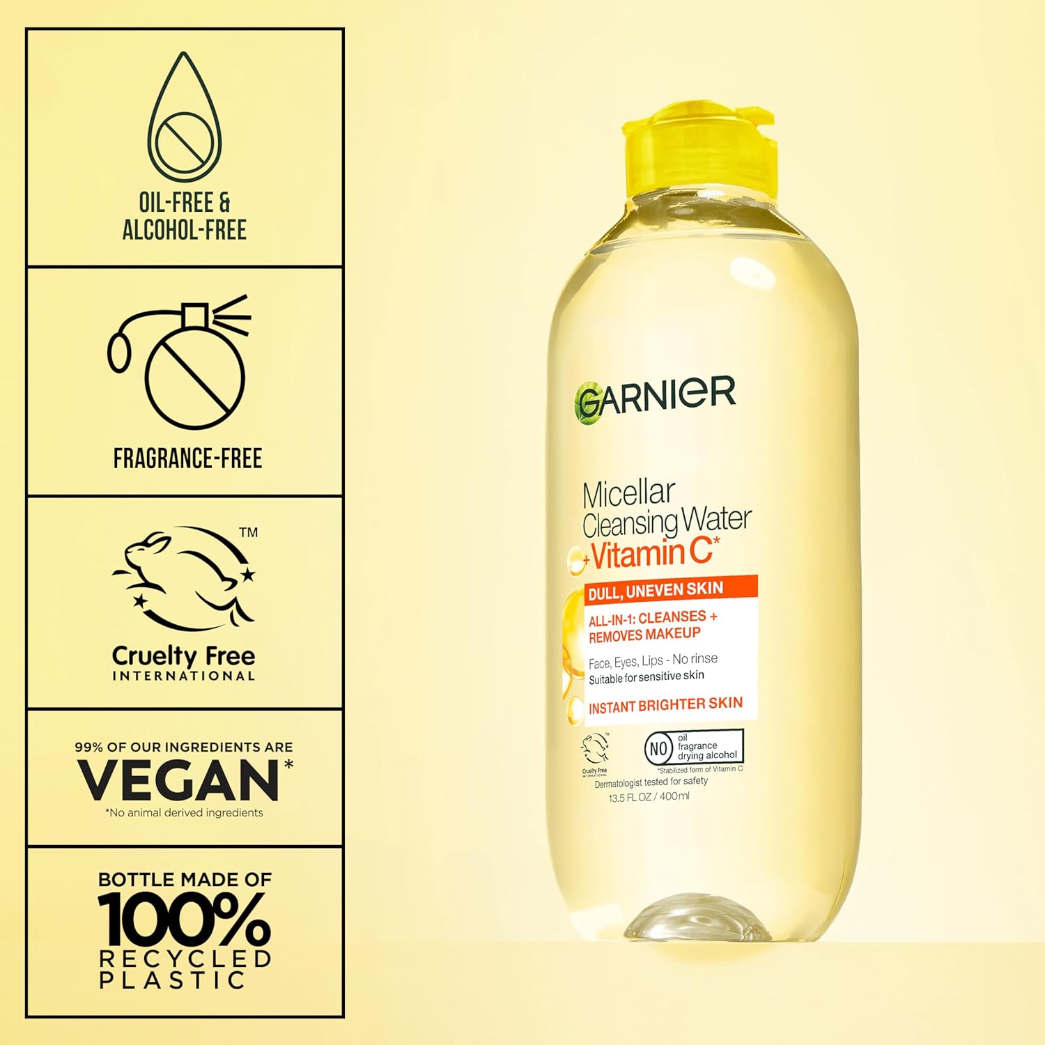 Garnier Brightening Micellar Water – Perfect Birthday Gift Cleanser for Beauty-Conscious Friends & Family