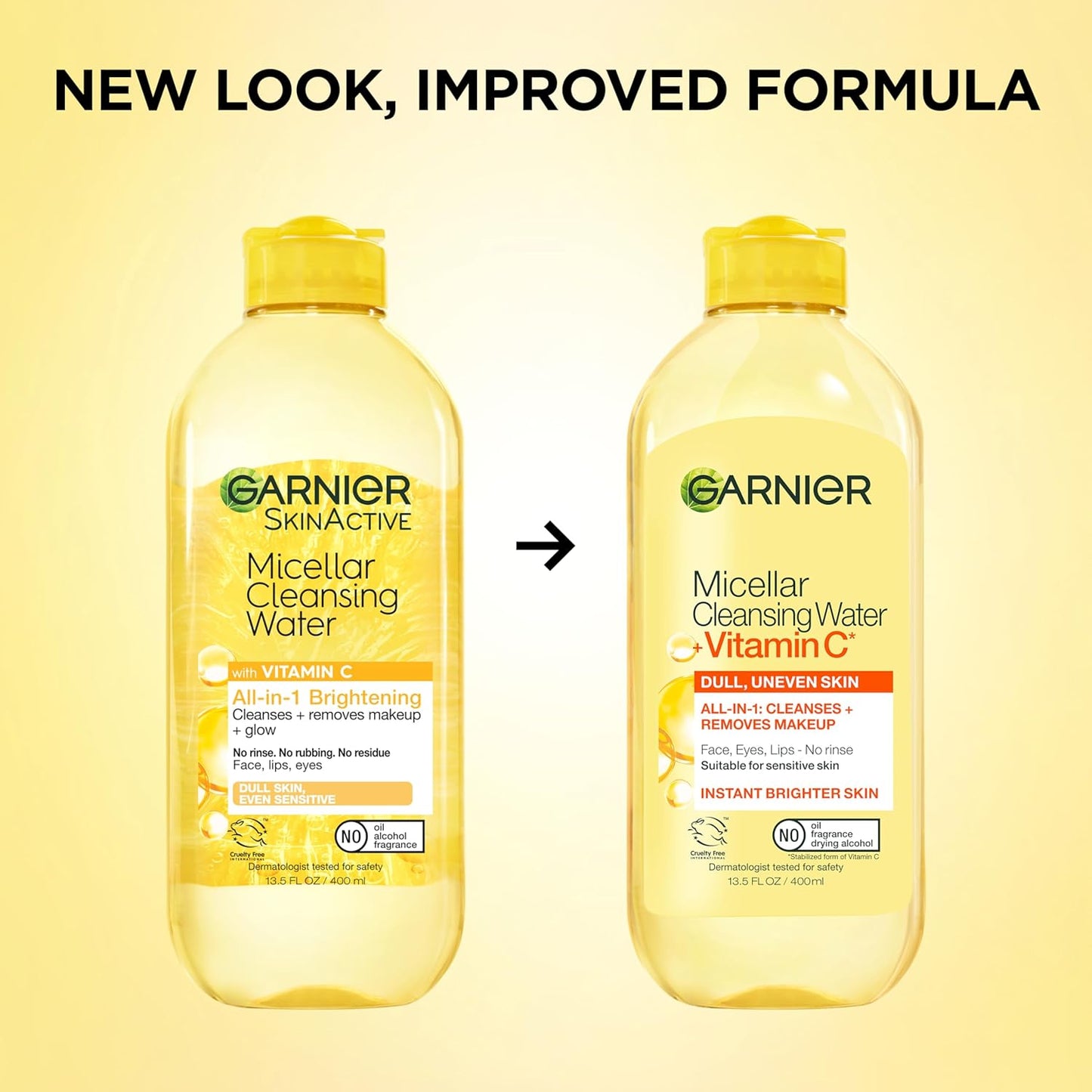 Garnier Brightening Micellar Water – Perfect Birthday Gift Cleanser for Beauty-Conscious Friends & Family