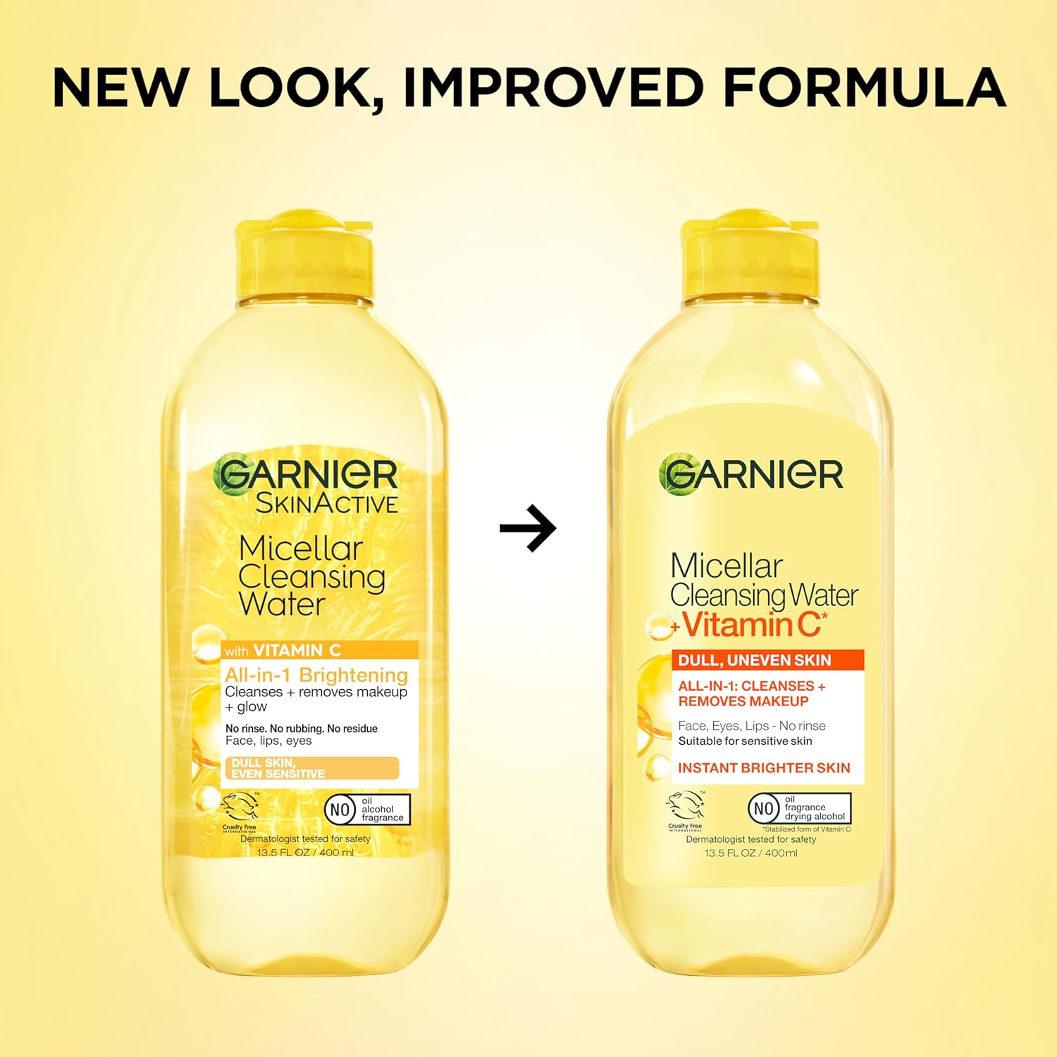 Garnier Brightening Micellar Water – Perfect Birthday Gift Cleanser for Beauty-Conscious Friends & Family