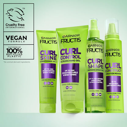 Garnier Fructis Curl Shine Gel – Elevated Curl Care with Leaping Bunny Certification & Ethical Sourcing
