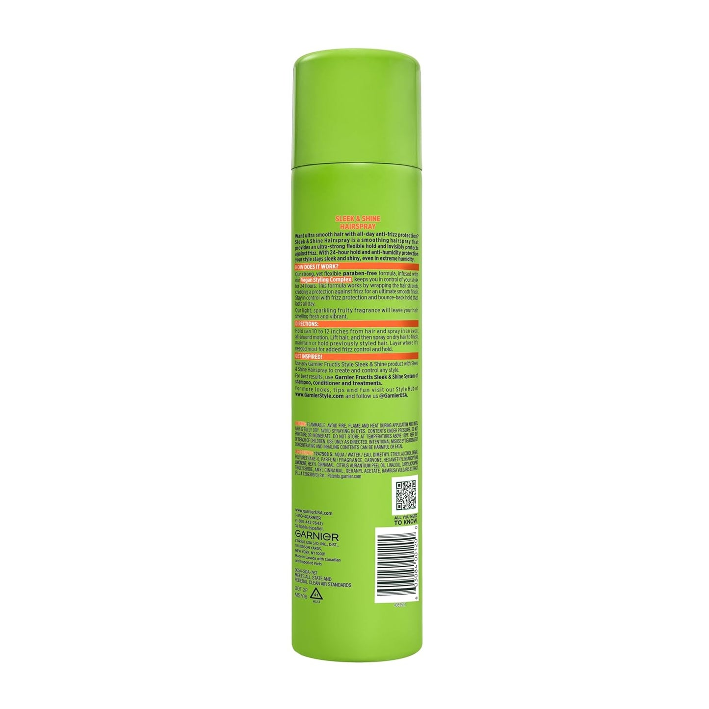 Garnier Fructis Prestige Styling Spray – Elevated 24-Hour Hold for the Discerning Hair Enthusiast