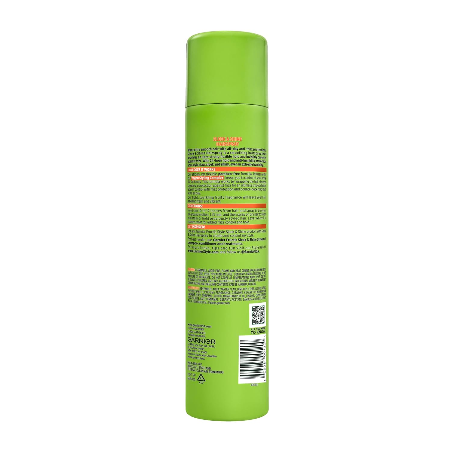 Garnier Fructis Prestige Styling Spray – Elevated 24-Hour Hold for the Discerning Hair Enthusiast
